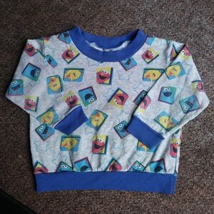 Vintage 90's Sesame Street Kids Long Sleeve Top